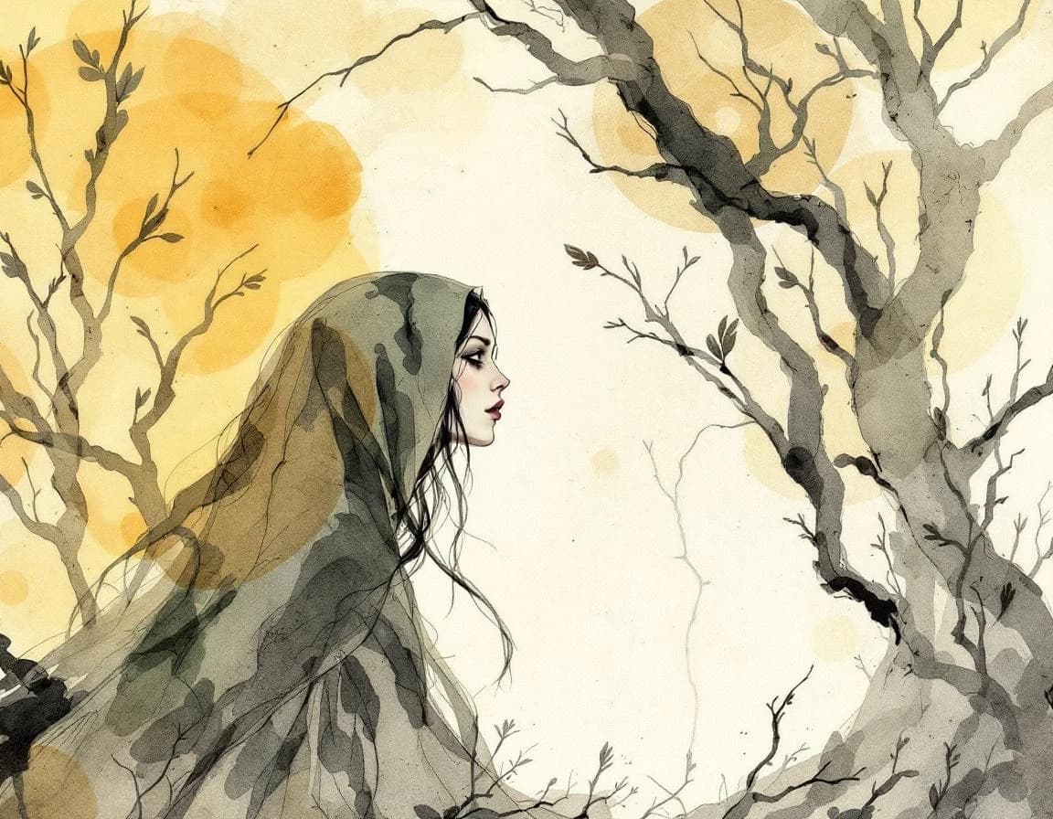 花灵姓名生成器 · 转入编辑器用水彩插画
