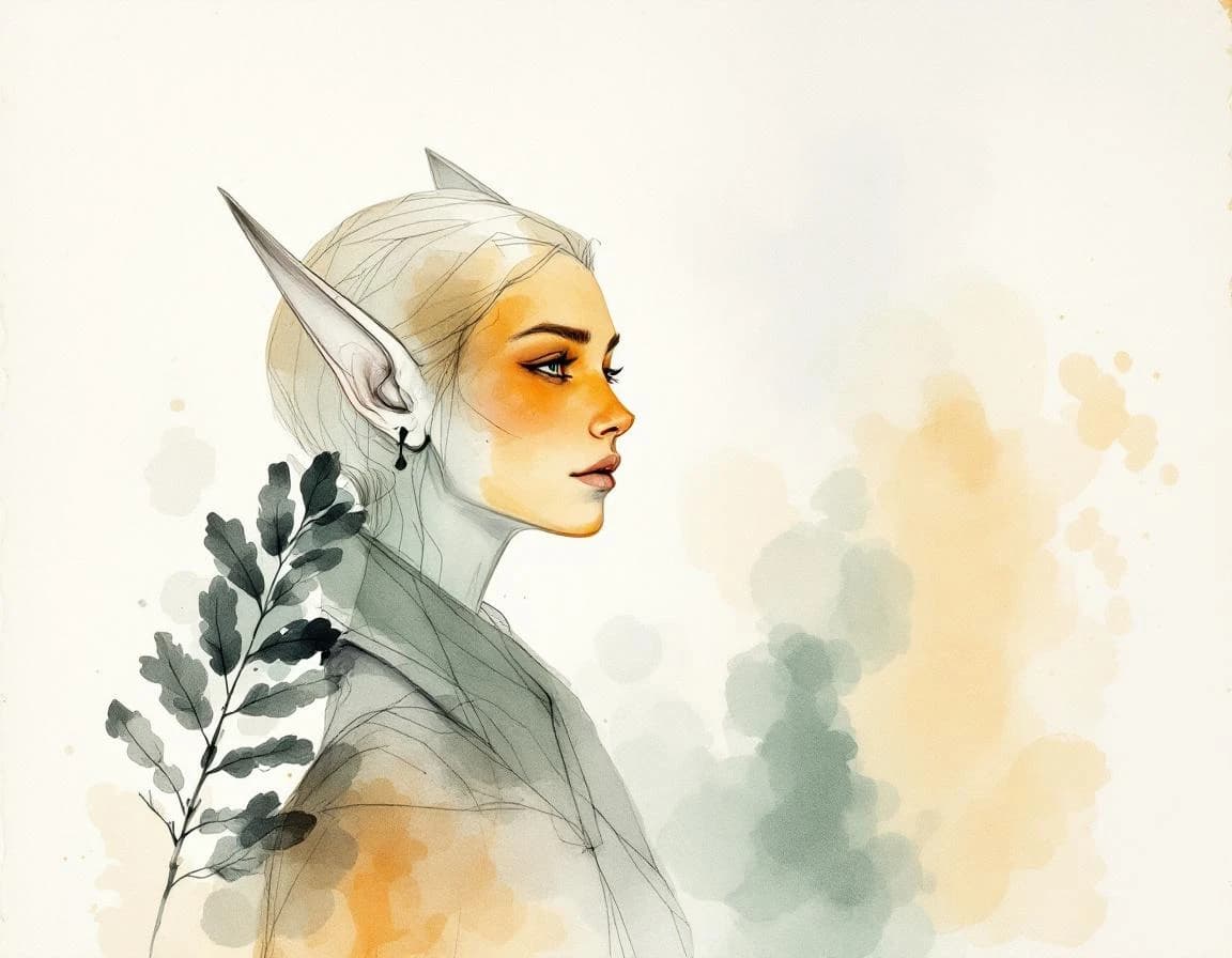 Dwarf conversion watercolor plate