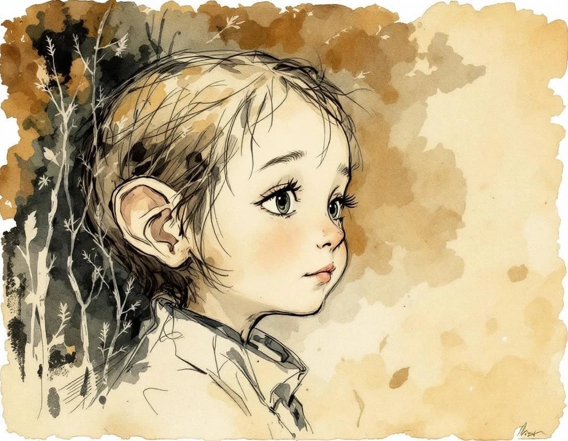 Halbelfen-Namensgenerator · Aquarelltafel für die Weitergabe