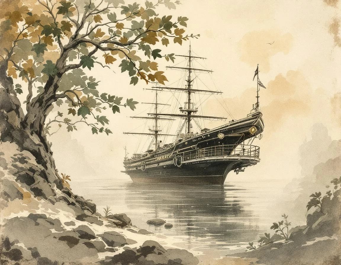 Selkie-Namensgenerator · Aquarelltafel für die Weitergabe