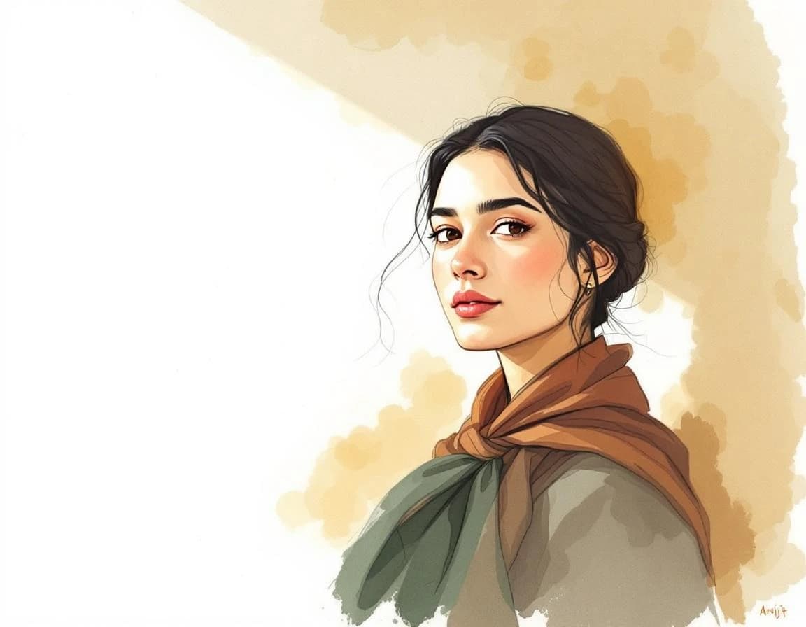 Aserbaidschanischer Namensgenerator · Aquarelltafel für die Weitergabe