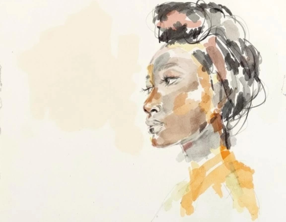 Thai conversion watercolor plate