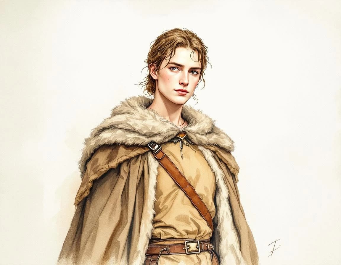Frankish conversion watercolor plate