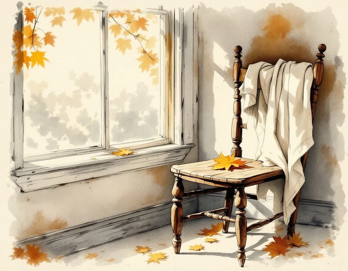 Nature Poem Generator conversion watercolor plate