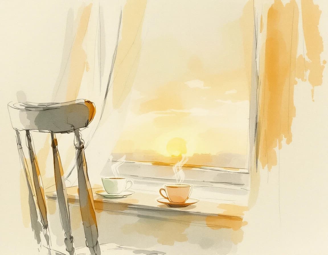 Liebesgedicht-Generator – Aquarelltafel