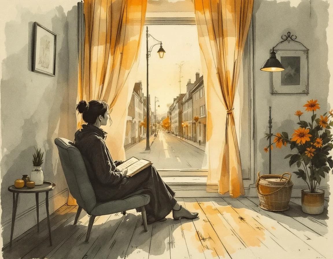 AI Story Generator watercolor plate