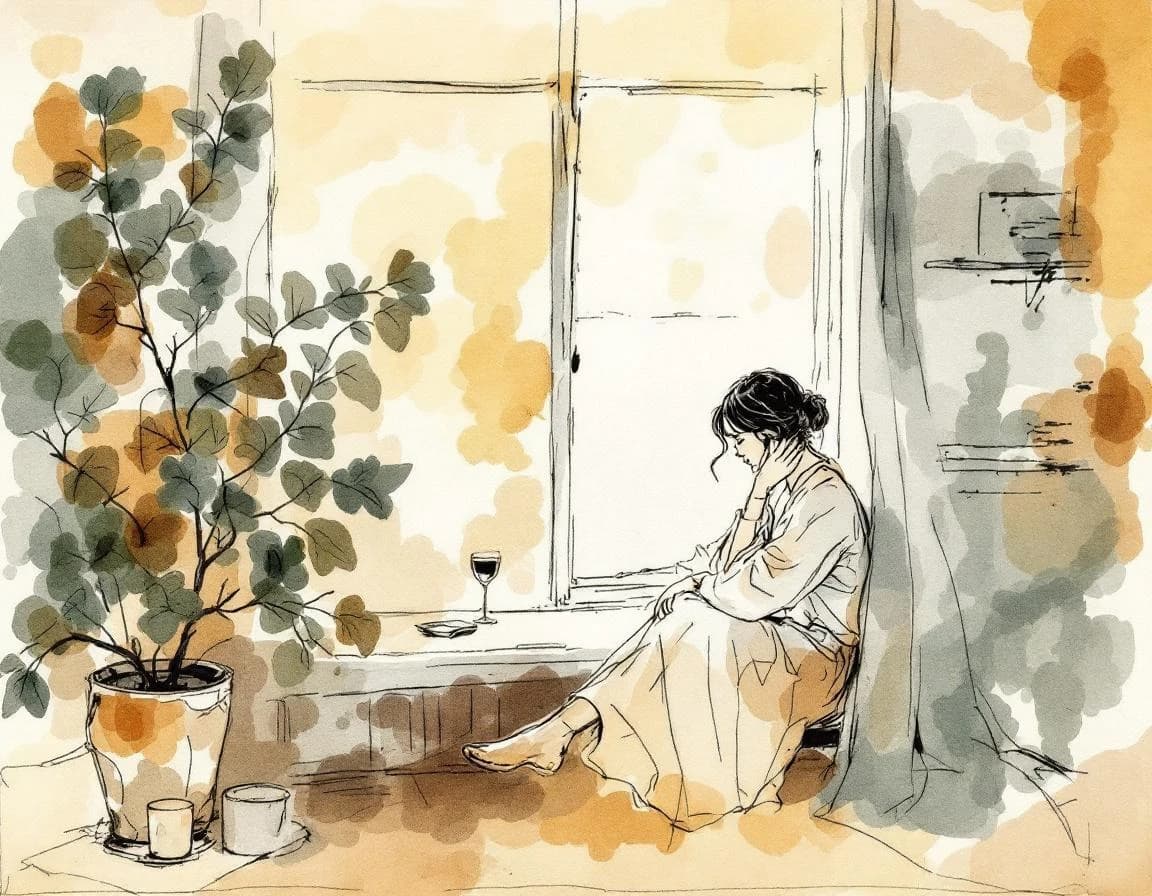 Romance KI-Story-Generator – Aquarelltafel