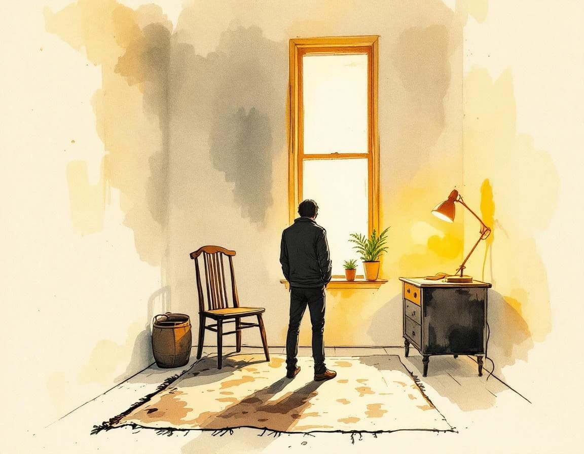 Horror Schreibimpuls-Generator – Aquarelltafel
