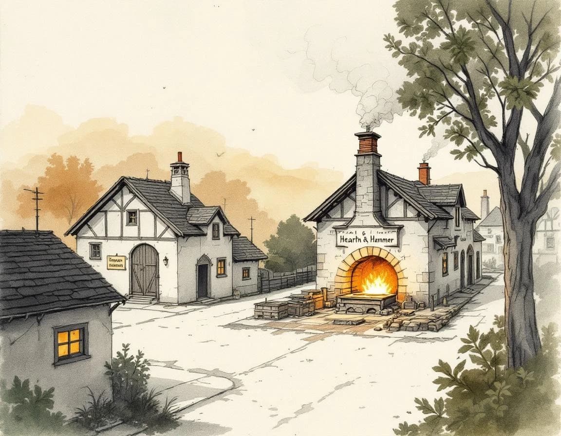 Battle Arena Generator conversion watercolor plate
