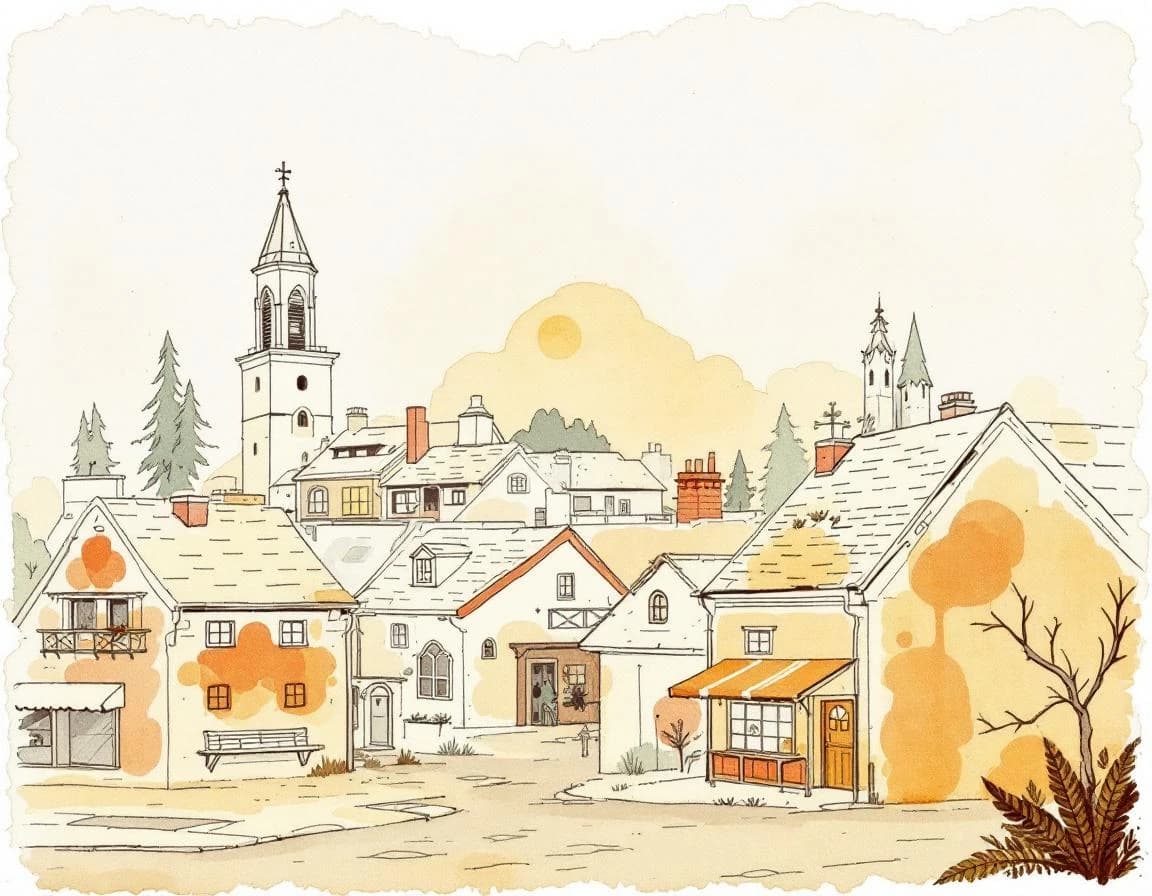 Gaelic Otherworld Generator conversion watercolor plate