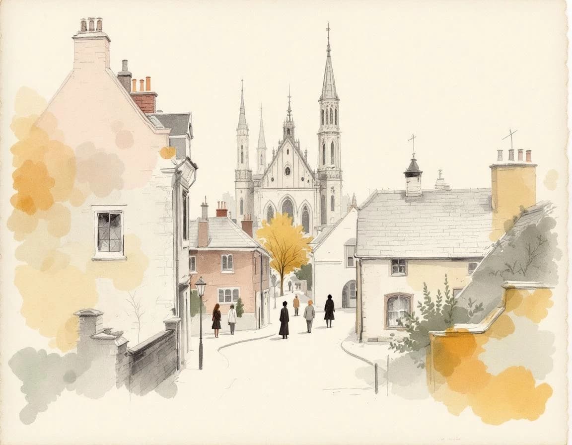 Museum Generator conversion watercolor plate