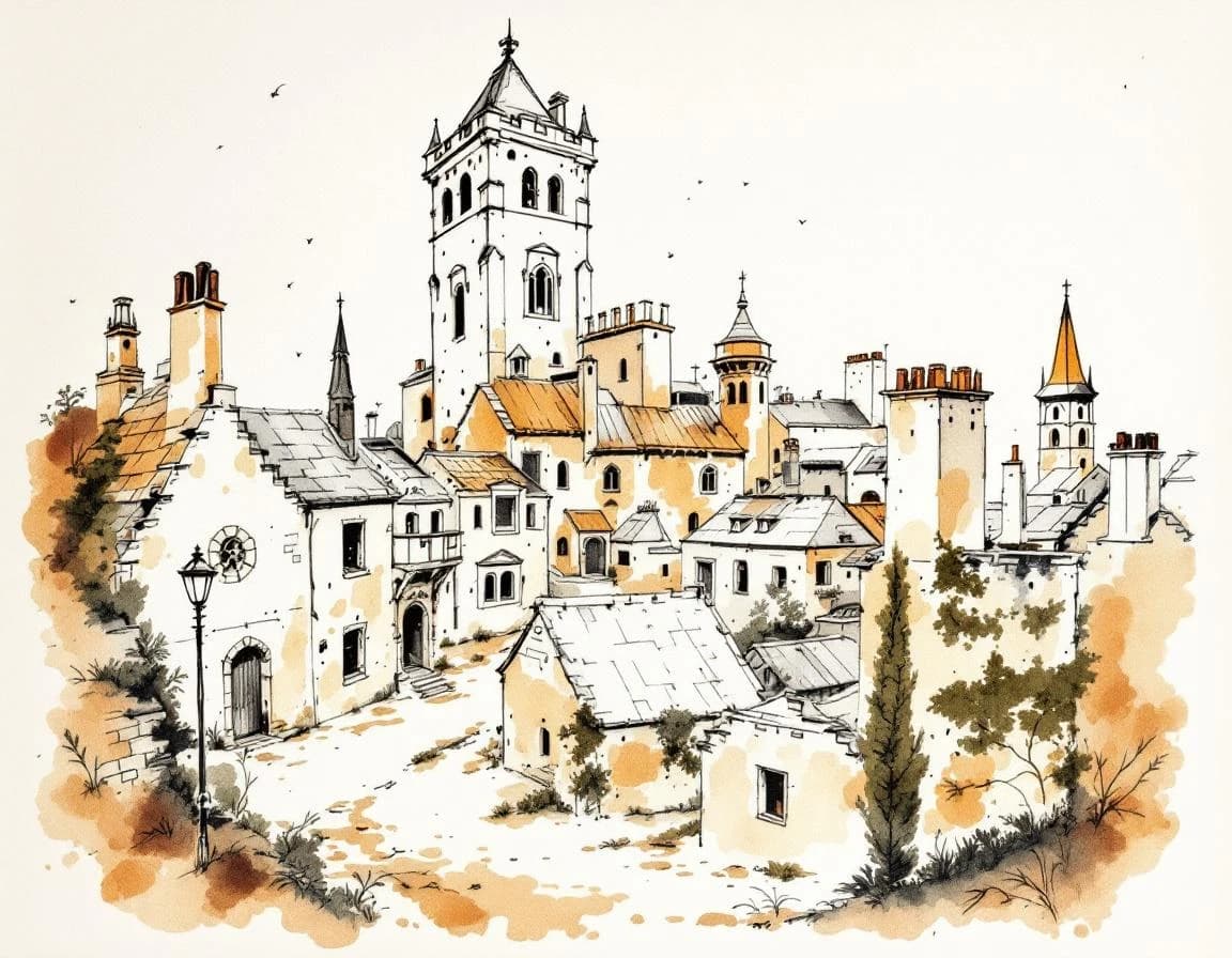 Fantasy-Weg-Namensgenerator · Aquarelltafel für die Weitergabe