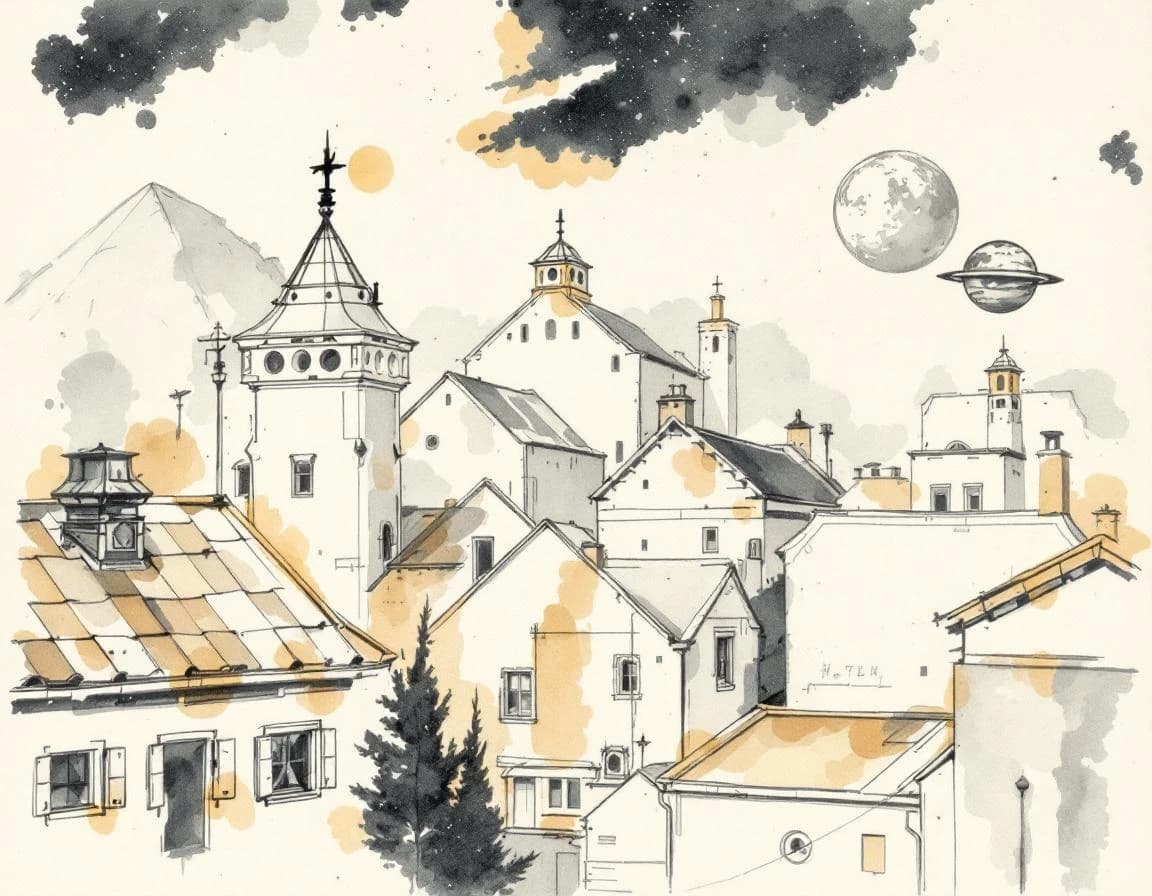 Schwebinsel-Namensgenerator · Aquarelltafel für die Weitergabe