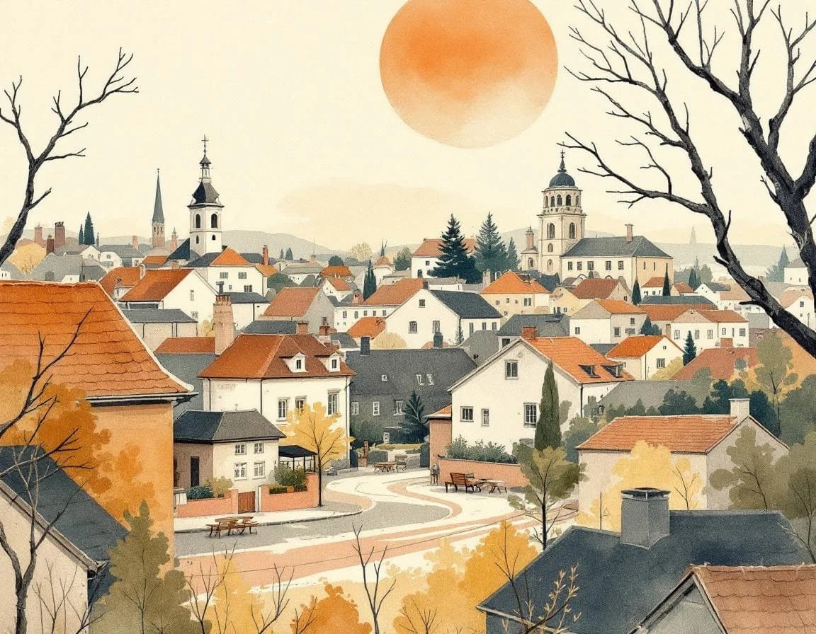Ortsnamen-Generator für Balkan, Griechenland und Türkei · Aquarelltafel für die Weitergabe